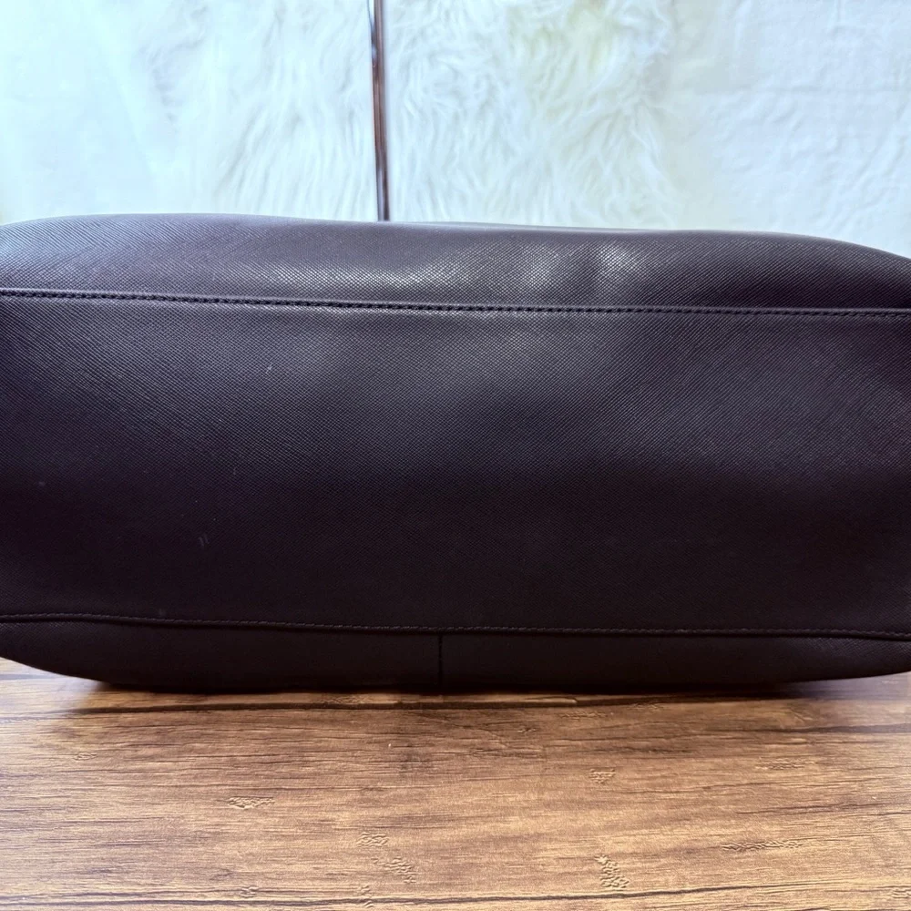 Coach Black Tote with Chain Straps